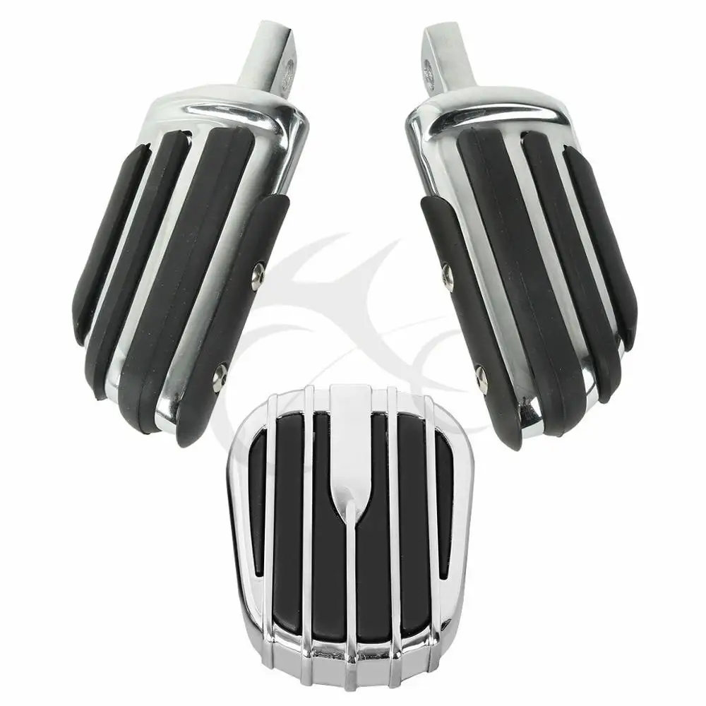 Motorcycle Brake Pedal Cover Pad FootPeg FootRest For Harley Touring Road King Ultra Limited Dyna Softail Electra Street Glide | Автомобили