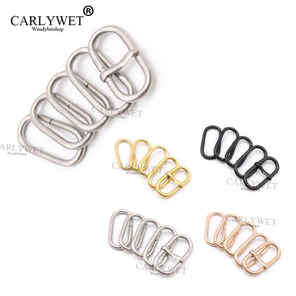 Сменные Прочные Кольца Zulu CARLYWET из черного серебристого розового золота 18 20 22 мм с