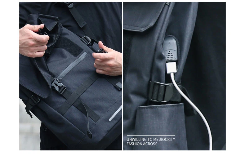Новинка, многофункциональный мужской рюкзак, зарядка через usb, 40 л, большая вместительность, для мужчин, черный, для путешествий, рюкзаки, модные школьные сумки