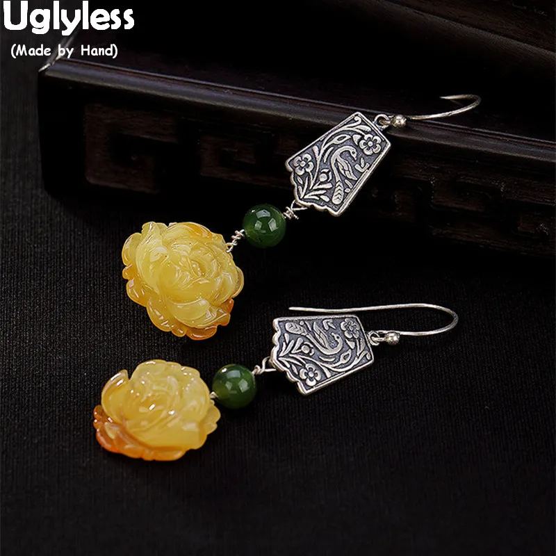 Женские серьги Медали Ручной работы в этническом стиле из натурального