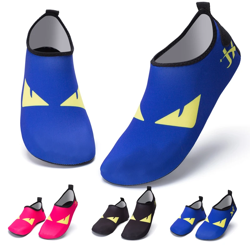 Новая стильная детская обувь большие глаза линии нескользящая переносная для