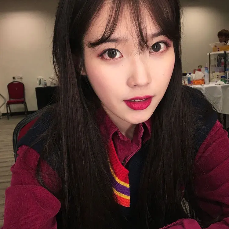 Kpop IU Lee Ji Eun одинаковые уличные цвета, соответствующие вязанию, теплые толстовки для женщин, винно-красный вельвет свитшоты с лацканами, женская одежда