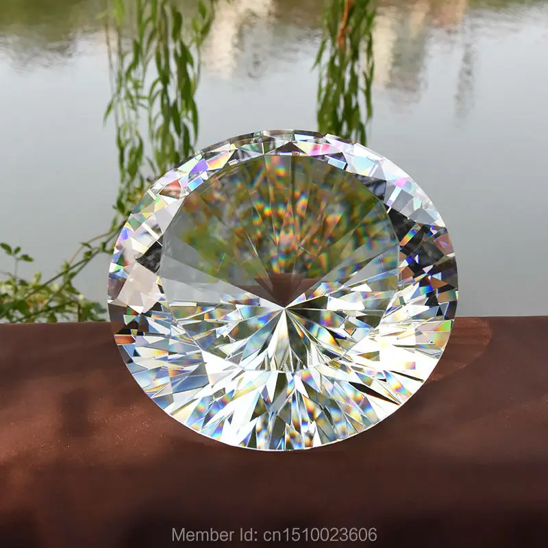 Хрустальный бриллиант свадебное украшение подарок для дома из стекла настольное