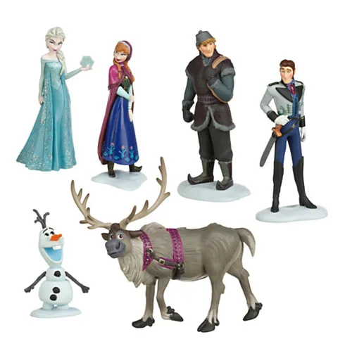 Куклы Анна и Эльза подвижные Мультяшные куклы аксессуары Олаф подарок на день