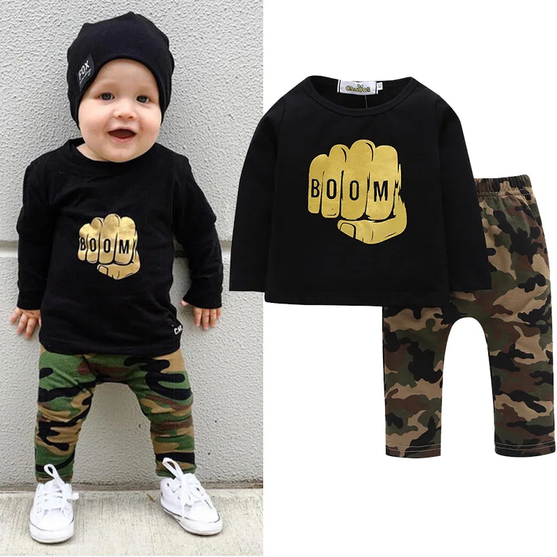 BibiCola boys 2020 clothing sets spring autumn kids fashion long sleeve t-shirt+pants 2pcs tracksuits for children clothes | Детская