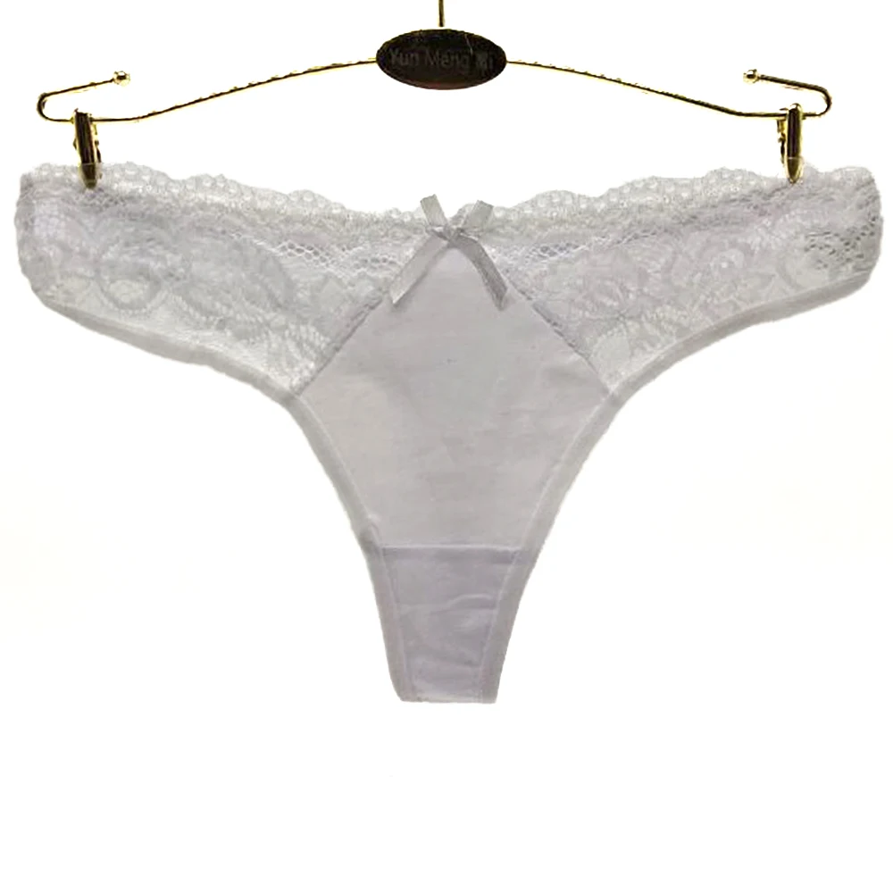 5 шт./упаковка женские хлопковые трусики-стринги с низкой посадкой | Женская