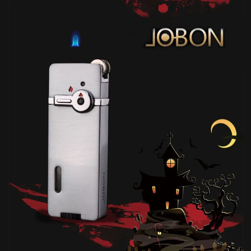 Jobon креативная Бутановая газовая надувная Зажигалка Мужская Подарочная посылка Зажигалка Ghost fire