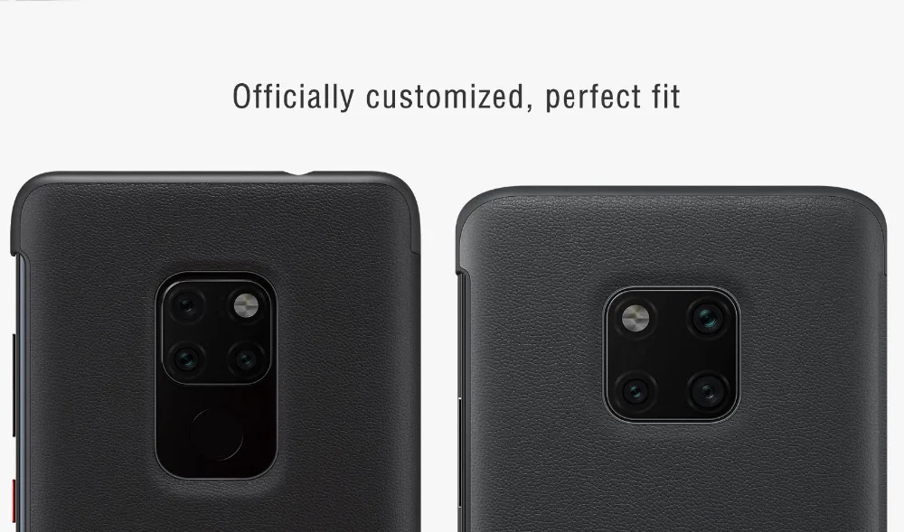 Чехол HUAWEI MATE 20, официальный умный защитный чехол для экрана HUAWEI MATE 20 Pro, кожаный чехол с откидной крышкой