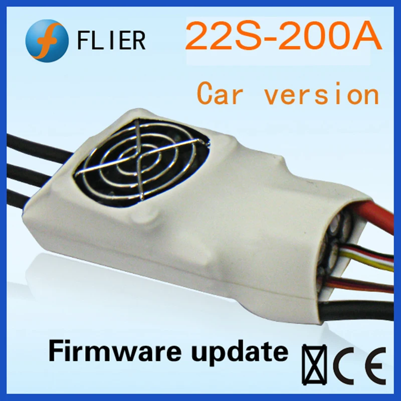 FATJAY FLIER 200A 4-22S Высокое напряжение ESC бесщеточный контроллер скорости с USB