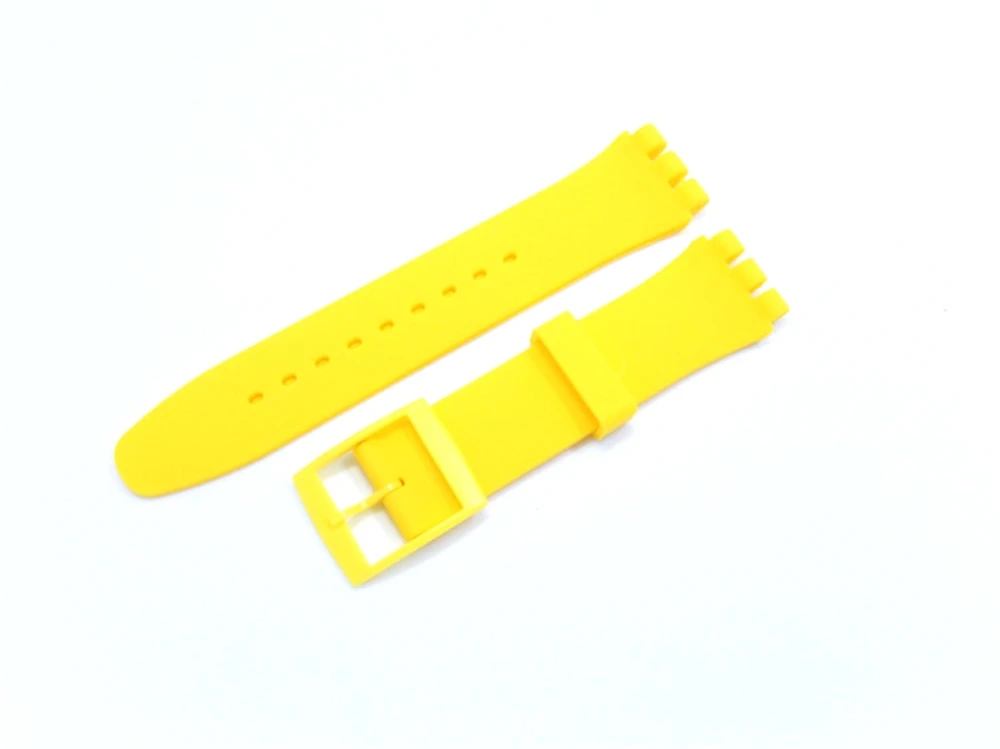 XBERSTAR наручные часы ремешок для Swatch 16 мм 17 мм 19 мм 20 мм резиновый силиконовый сменный ремешок для часов браслет аксессуары