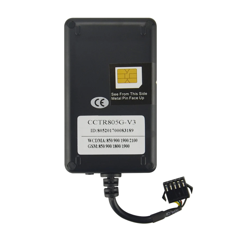 3G GPS автомобильный трекер CCTR 805G с кнопкой SOS аккумулятор длинной платформой