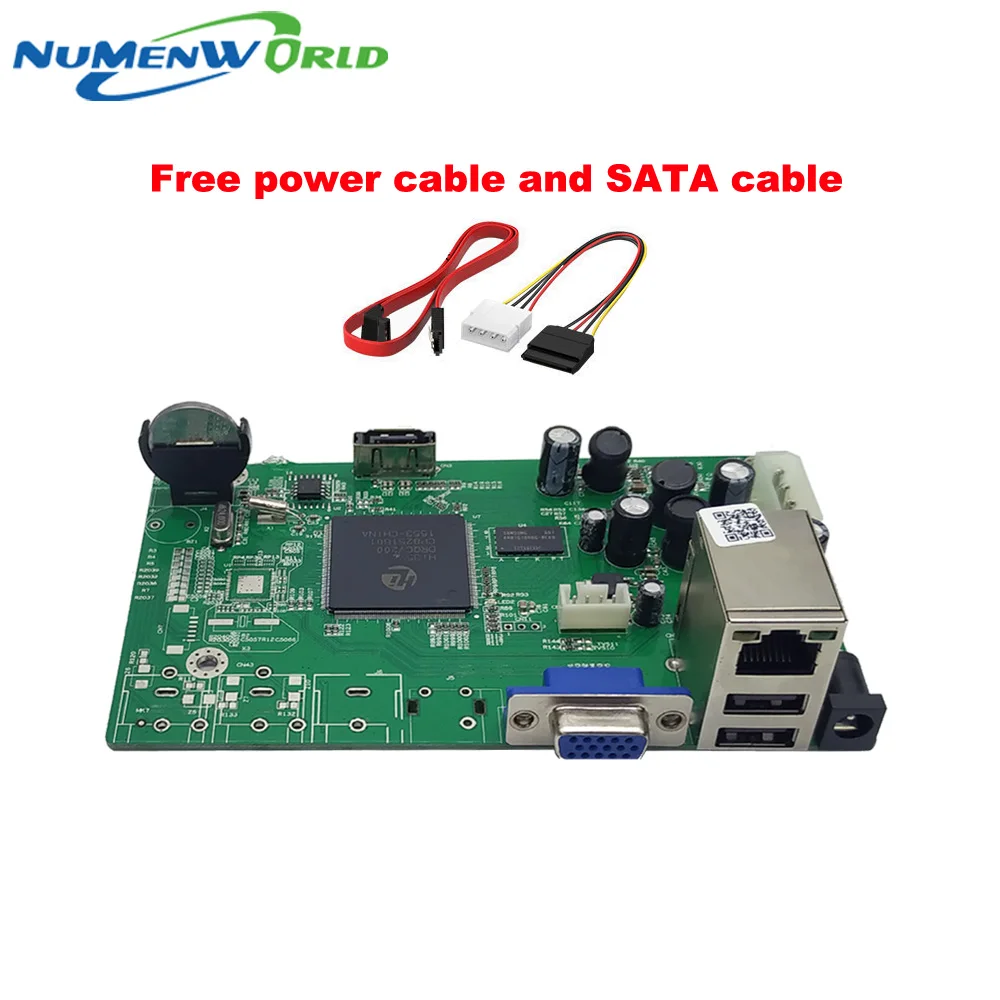 Numenworld 4CH 1080P NVR материнская плата CCTV ONVIF H.264 сетевой видеорегистратор 4 канальный