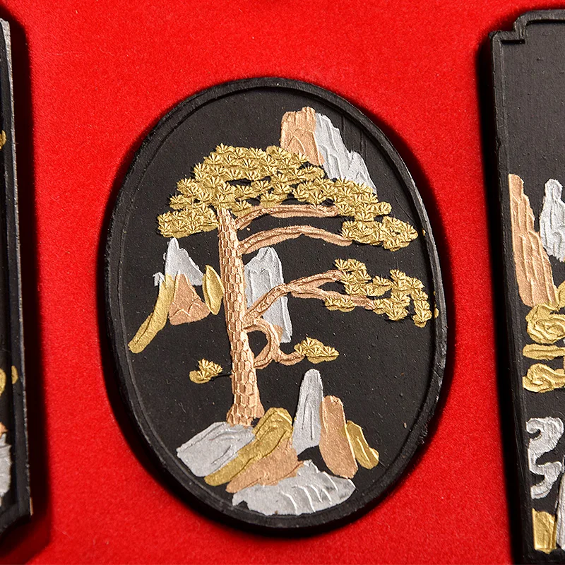 Изысканный блок чернил Hui набор для традиционной китайской живописи каллиграфии