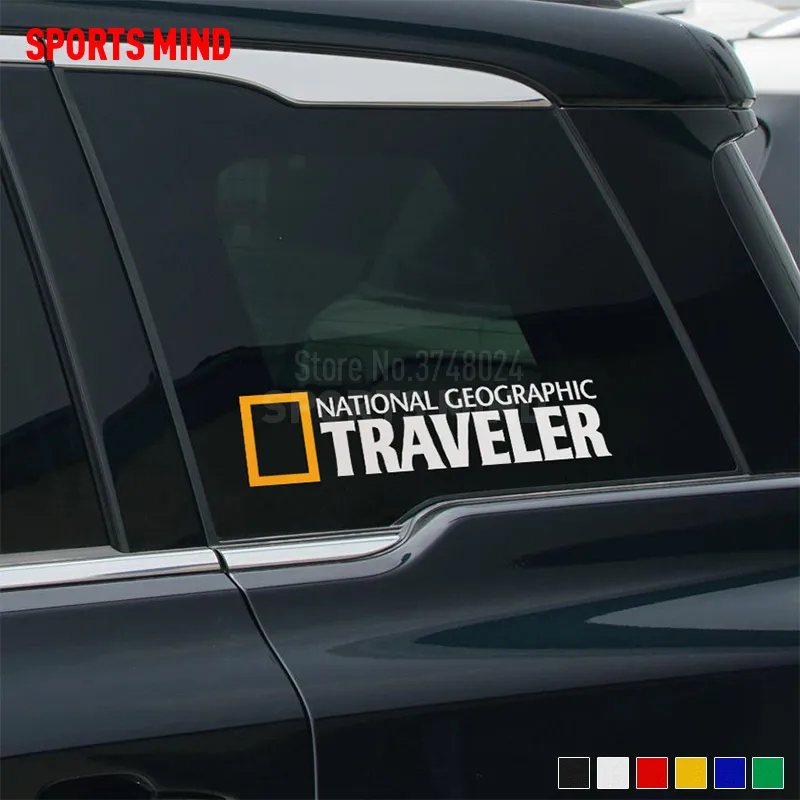 Наклейки на автомобиль NATIONAL GEOGRAPHIC TRAVELER для Honda Toyota Volvo Renault Seat Nissan Skoda Opel