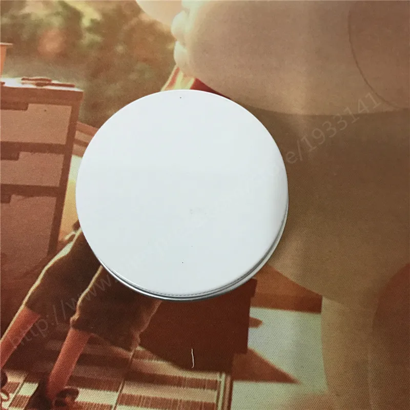 

100pcs Aluminum Jars 60ml White Metal Tin 2oz Cosmetic Containers Crafts