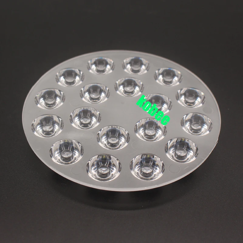 Светодиодный соединенный объектив точечная лампа чип линзы 3 Вт 5 Вт 7 Вт 9 Вт 12 Вт 15 Вт 18 Вт Высокая мощность 1 Вт Люмен Плоский прозрачный двойной объектив