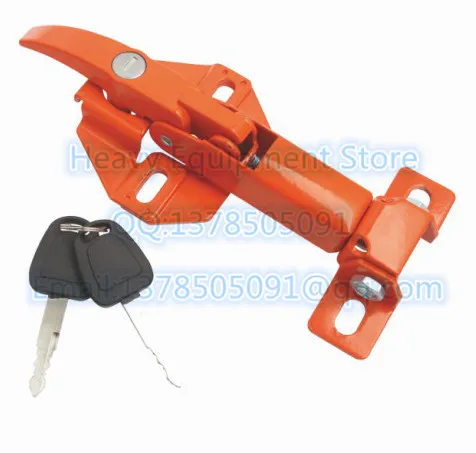 Защелка крышки двигателя Замок капота для экскаватора Deawoo Doosan DH300 125-00075A |