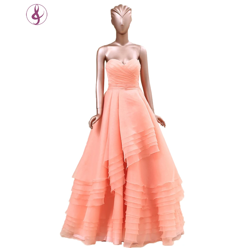 RSM66123 самый прекрасный праздничное платье Милая декольте линии органзы Длина до