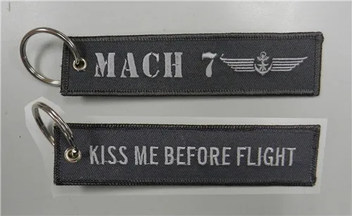 Kiss Me Before Flight Mach 7 ткань с вышивкой | Автомобили и мотоциклы