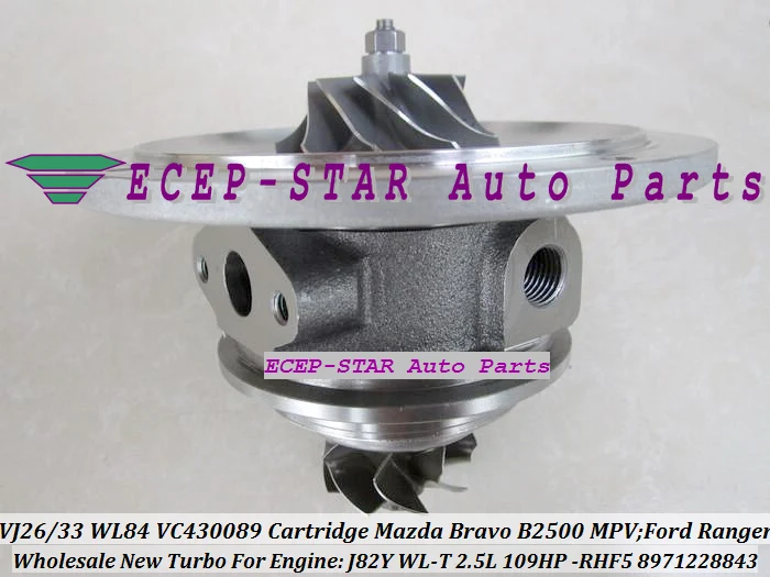 Бесплатная доставка турбокартридж CHRA VJ26 VJ33 WL84 для Mazda Bravo B2500 MPV FORD Ranger HS Double Cab с