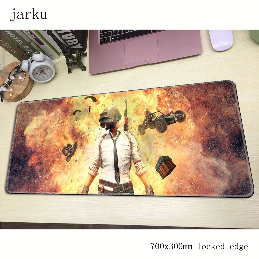 Коврик для мыши pubg 3d компьютерный геймерский коврик 700x300x2 мм padmouse подарок на