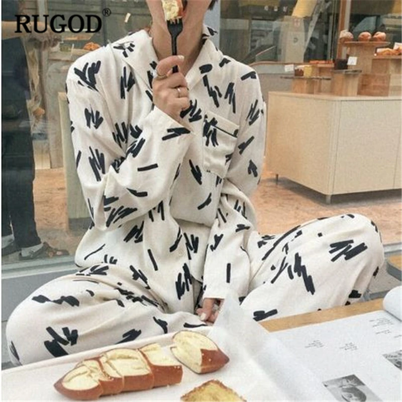 RUGOD Новое поступление повседневные женские костюмы 2 шт набор наборы с длинным