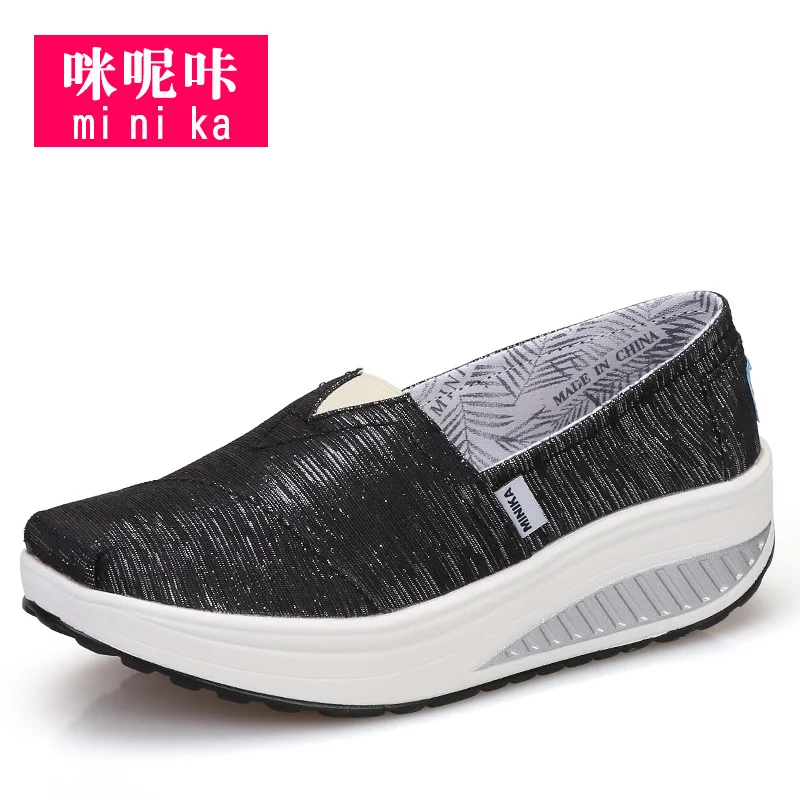 Minika/прогулочная обувь Легкие кроссовки без шнуровки дышащая удобная спортивная