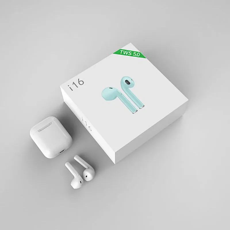 TWS i16 водонепроницаемые умные наушники-вкладыши с поддержкой Bluetooth 5 0 и зарядным
