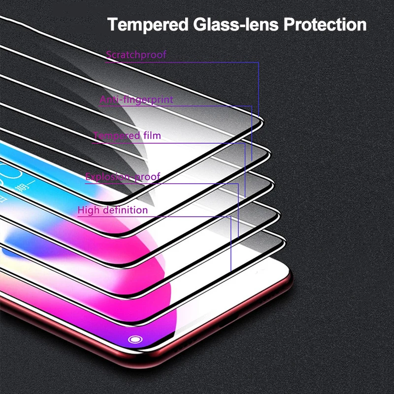 Hacrin стекло для Xiaomi mi 9 T закаленное стекло полное покрытие анти-взрывозащищенное Стекло экрана для красного mi K20 Pro K20 mi 9 T Pro