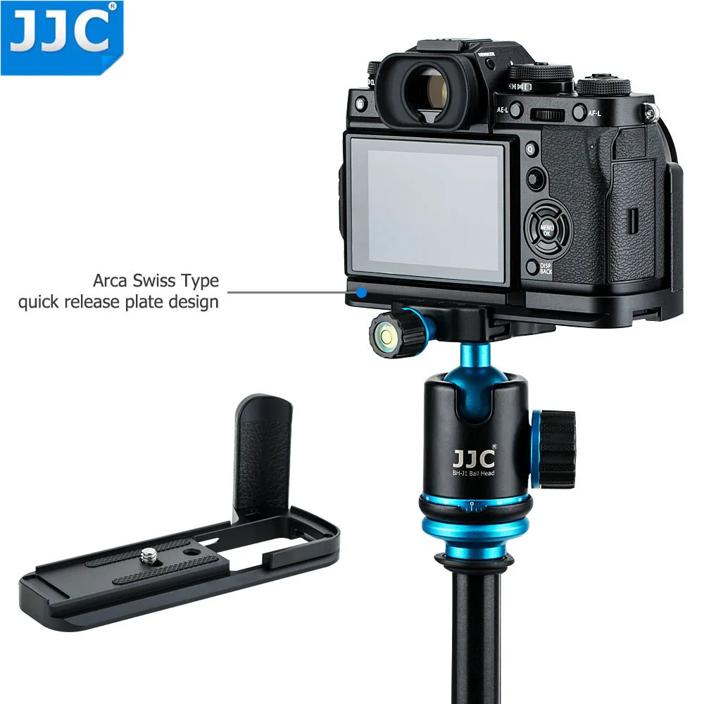 JJC Камера рукоятки кронштейн для ЖК-дисплея с подсветкой Fujifilm X-T3 X-T2 XT3 XT2 заменить Fujifilm MHG-XT3 MHG-XT2 Arca Swiss Тип Quick Release Plate