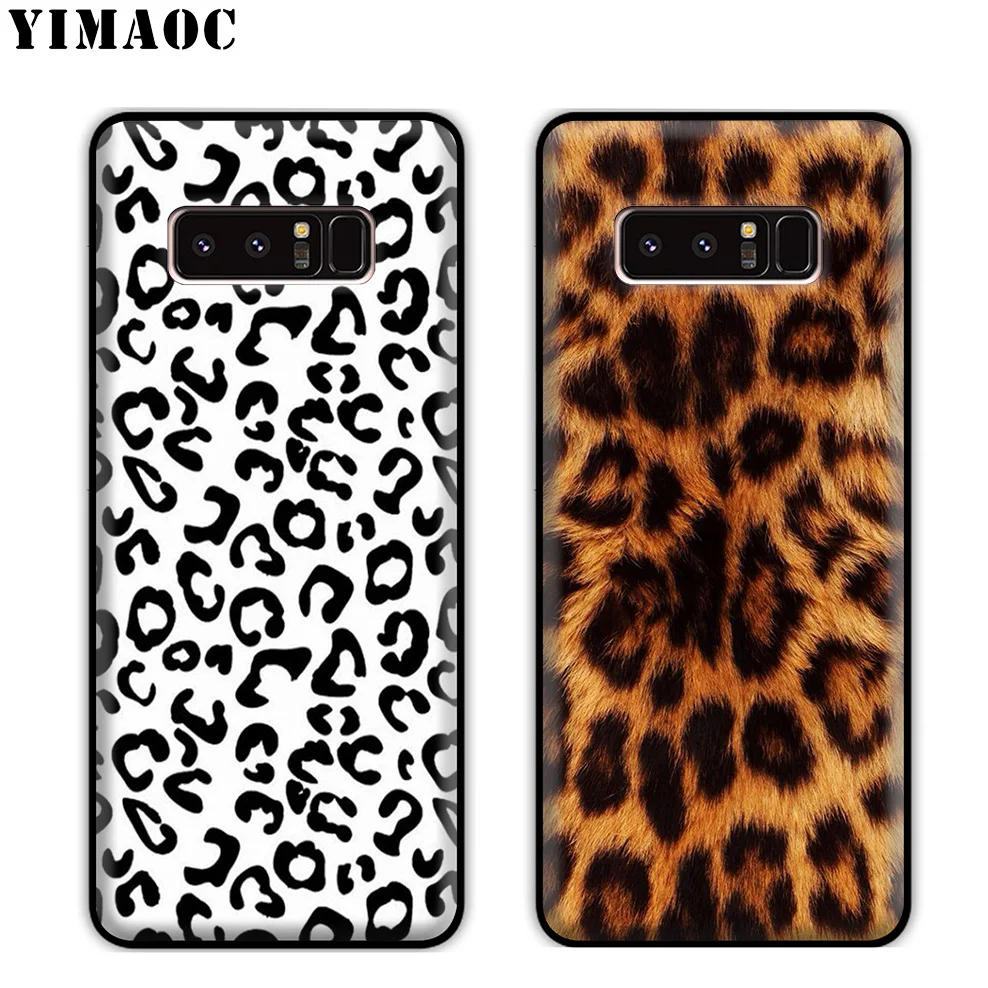 YIMAOC Tiger Leopard Print Panther Soft Silicone Case for Samsung Galaxy S10 S10e S9 S8 Plus S7 S6 Edge J6 Cover |