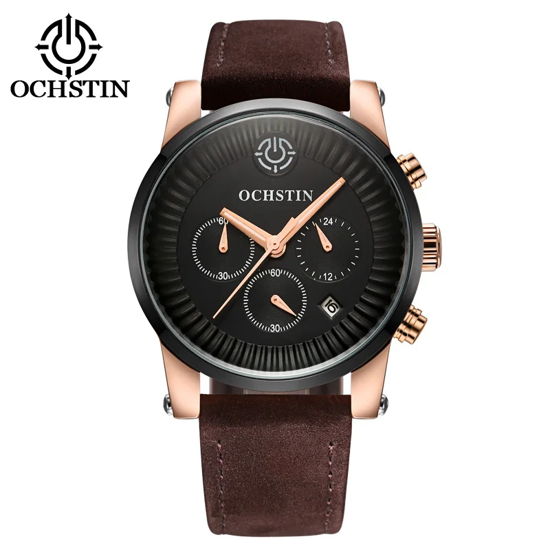 Часы мужские кварцевые с хронографом в стиле милитари | Наручные часы