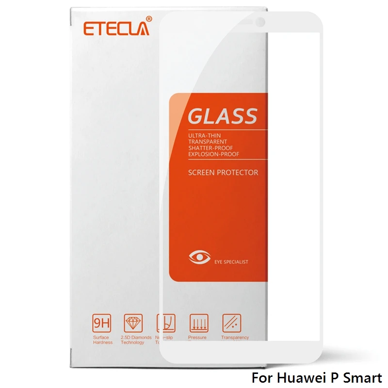 Для Huawei P Smart Glass закаленное стекло для защита экрана 0 26 мм 9h Защитная стеклянная