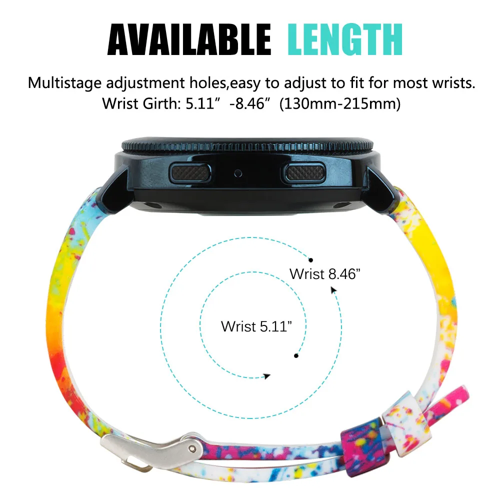 20mmhs* 4) сменный ремешок для часов браслет для samsung Шестерни Sport/samsung Шестерни S2 классический/смарт-часов Garmin Vivoactive 3/Amazfit Youth