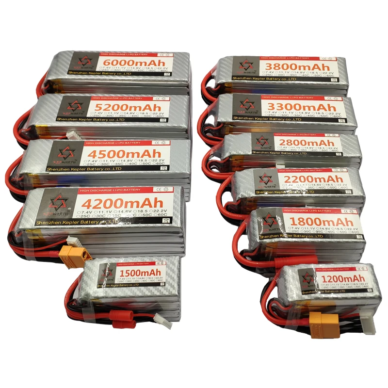 Радиоуправляемая игрушка Lipo Батарея 6S 22 2 в 1800 2200 2800 3300 3800 4200 4500 5200 6000 мА/ч 25C 40C для