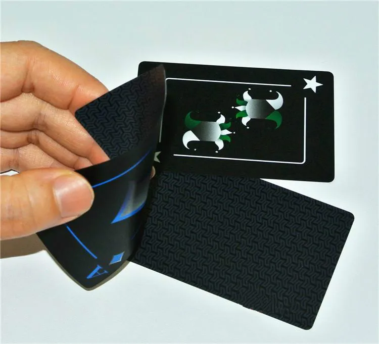 Оптовая продажа матовый водонепроницаемый пластиковый ПВХ покер набор колода