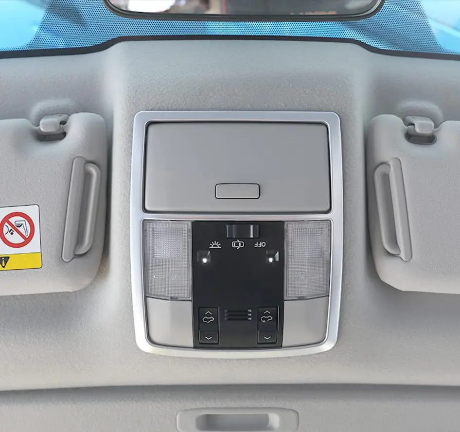 Для Toyota Prado FJ150 FJ 150 Chrome интерьер автомобиля Люси ди Lettura лампада отделкой Stampaggio