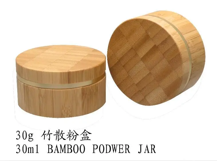 Пустая бамбуковая баночка с буффами натуральный материал для защиты окружающей