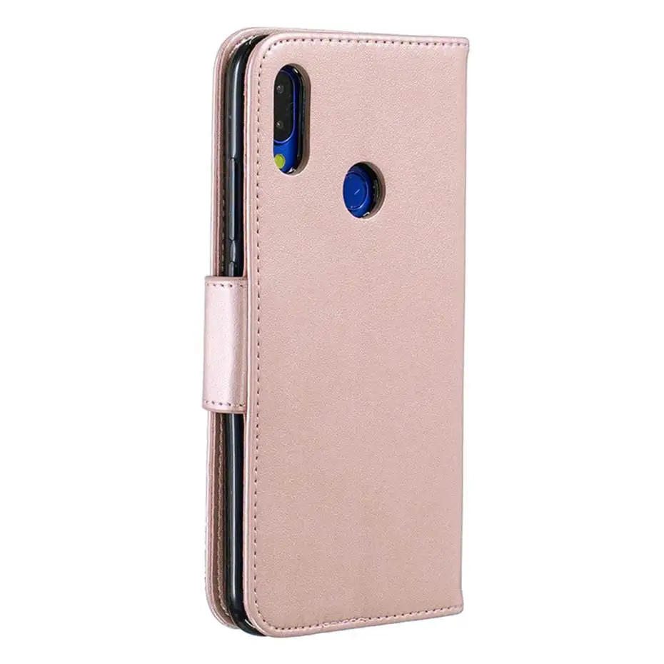 Чехол-книжка из искусственной кожи для Xiaomi Redmi 7, 6, 6 Pro, чехол с 3D бабочкой для телефона Xiaomi Redmi Note 7, кошелек, чехол-Кошелек, Чехол