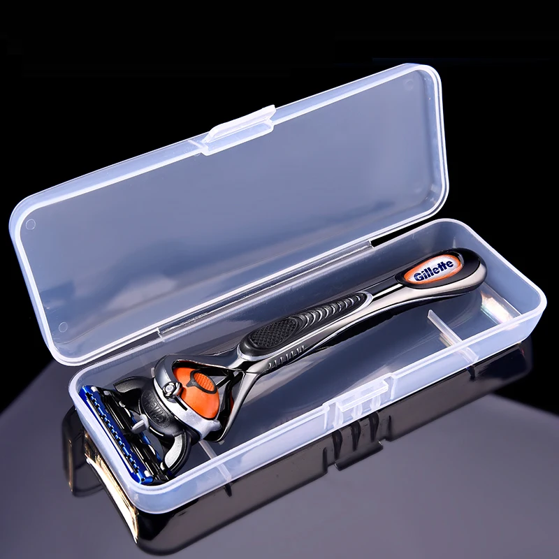 Портативный ящик для бритвы коробка хранения и держатель чехол с ручкой только