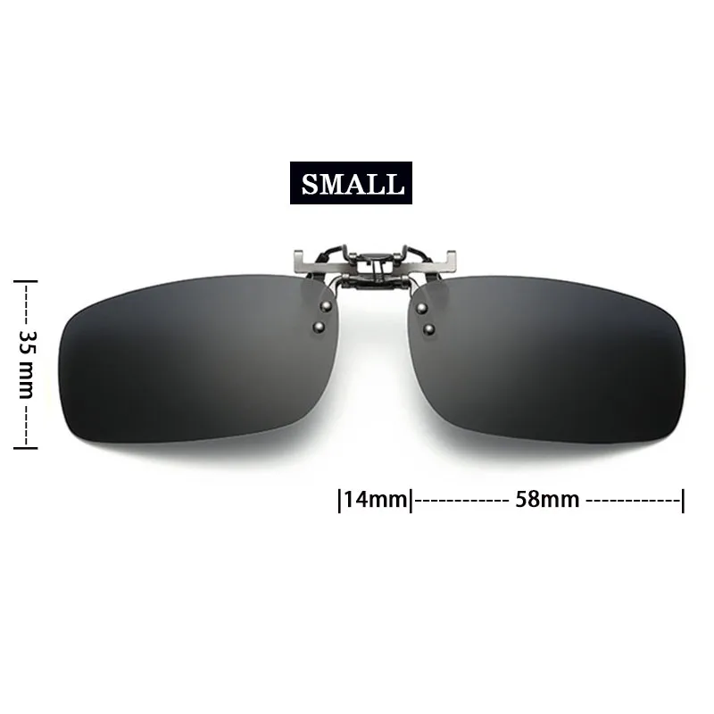 Gray small VEGA подходят для очков, солнцезащитные очки с коробкой, поляризационные, на застежке, солнцезащитные очки для очков по рецепту, клипсы для очков 203 - Цвет линз: Gray small