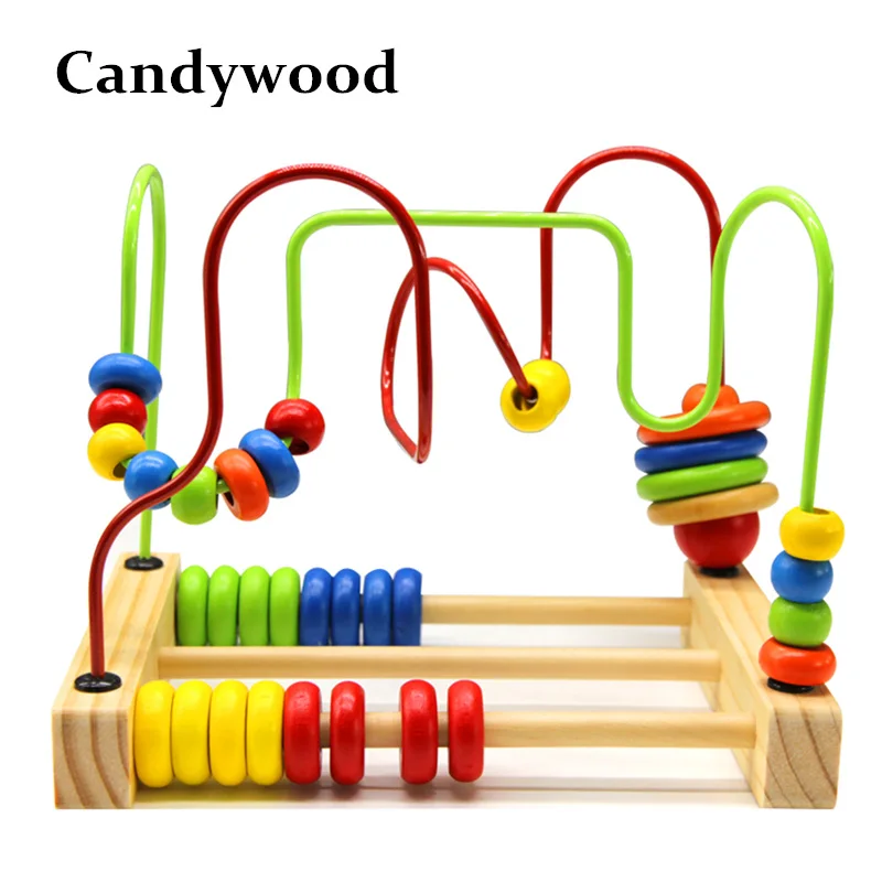 Candywood 2017 новые детские разноцветные Круглые бусины забавные шарики лабиринты