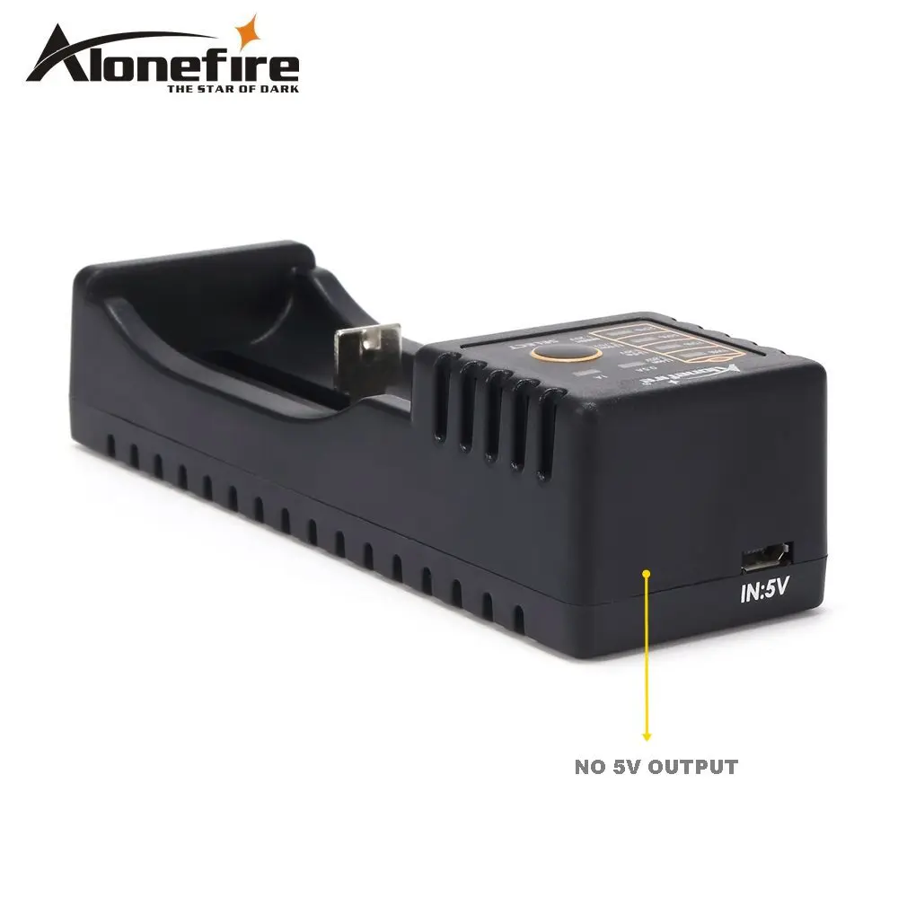 Зарядное устройство AloneFire MC100 18650 для перезаряжаемого аккумулятора 26650 16340 CR123 1 2 в