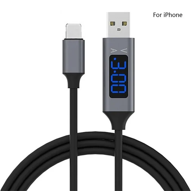 Black 8Pin Быстрая зарядка mi cro Usb type C светодиодный кабель Usbc кабель Usb C для samsung A8 A9 A7 M10 Xiaomi mi x 3 A3 - Цвет: Black 8Pin