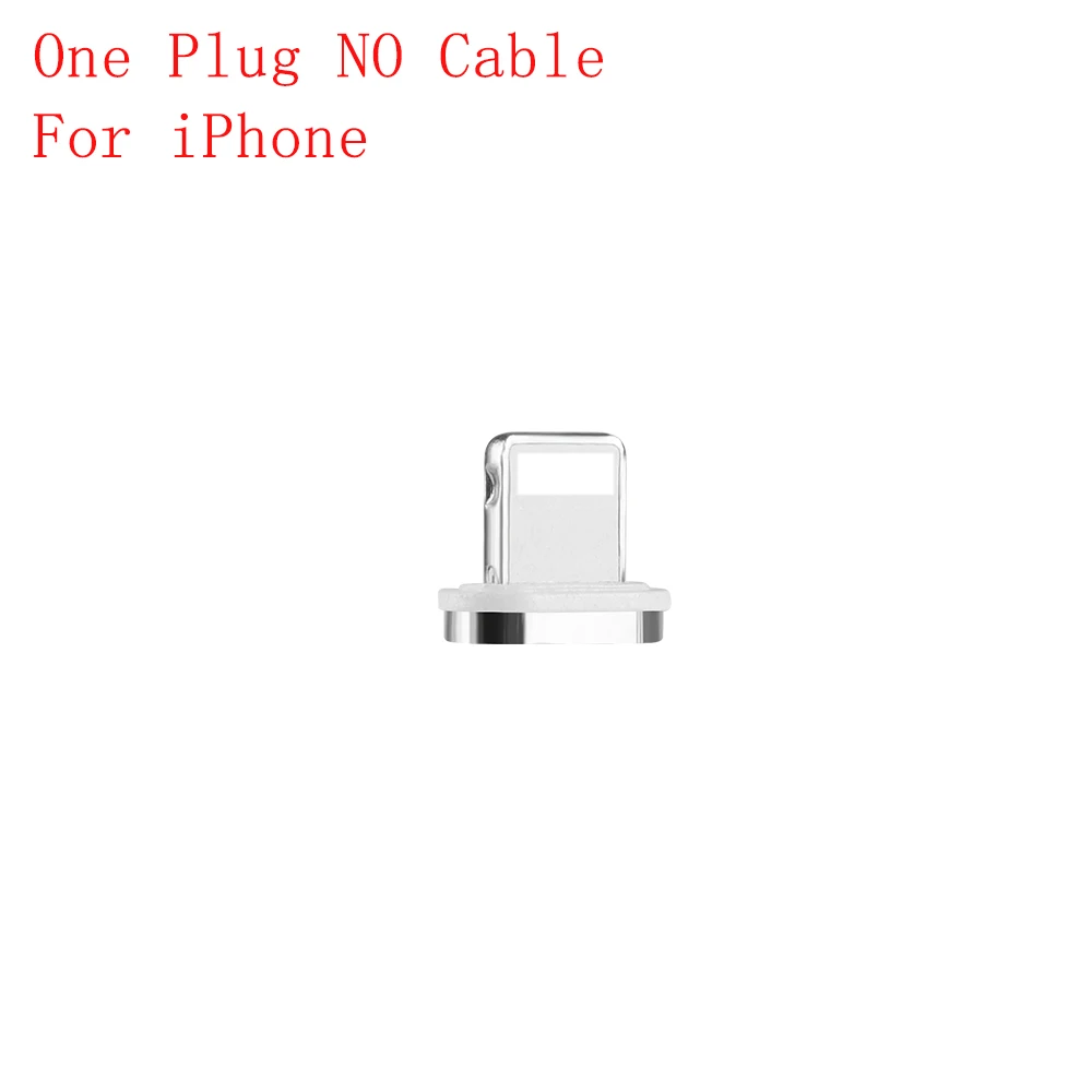 For iPhone Plug Only ASTUBIA Micro USB кабель для мобильного телефона Быстрая зарядка для samsung Xiaomi Redmi магнит Android зарядное устройство type C светодиодный провод шнур - Цвет: For iPhone Plug Only