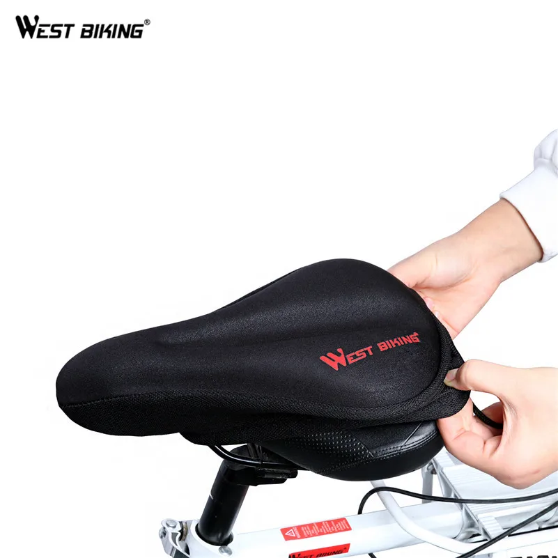 Чехол для велосипедного седла WEST BIKING удобный мягкий чехол из силикагеля