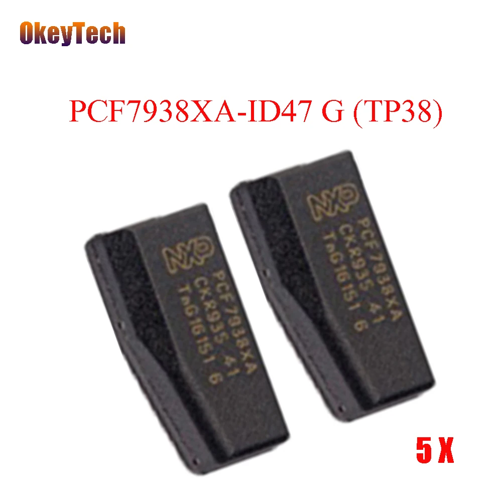 OkeyTech 5 шт./лот оригинальный чип ID47 PCF7938XA G PCF7938 транспондер ключ чипы авто пульт