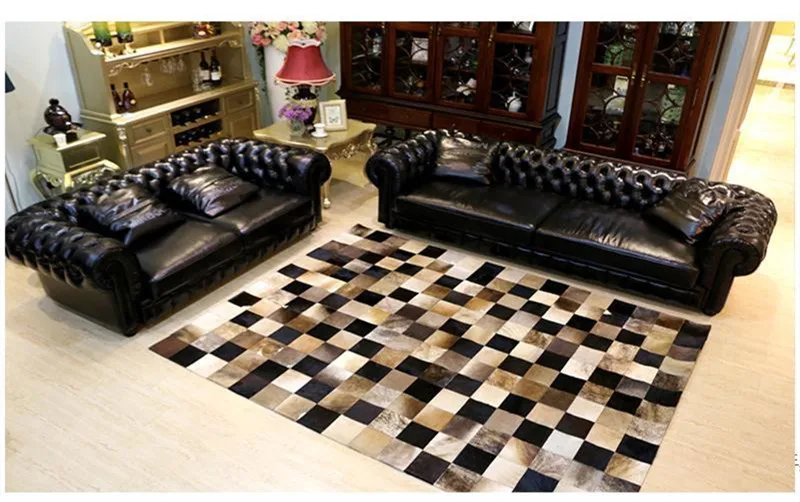 Модный художественный ковер из 100% натуральной воловьей кожи botas de futbol con tobillera |