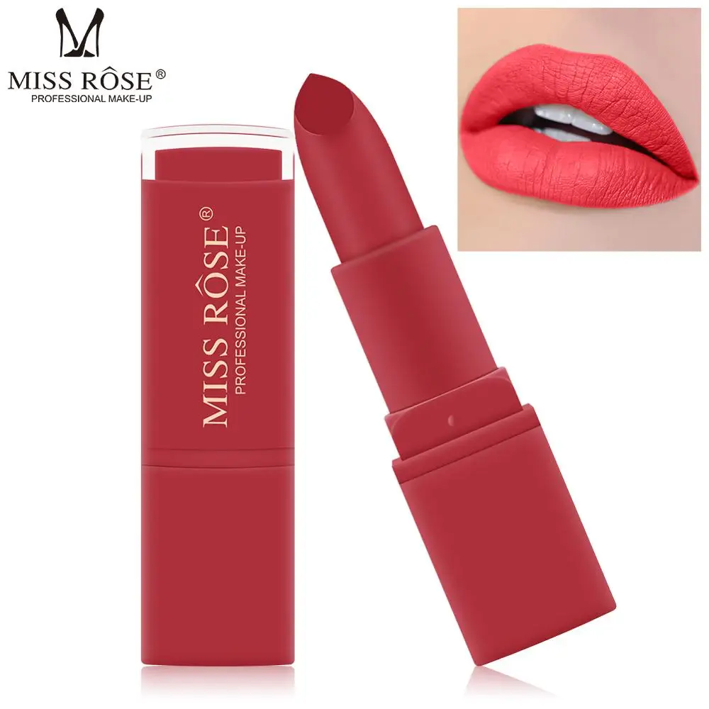 MISS ROSE 12 цветов помада тыквенного цвета ручка водостойкая долговечная легко