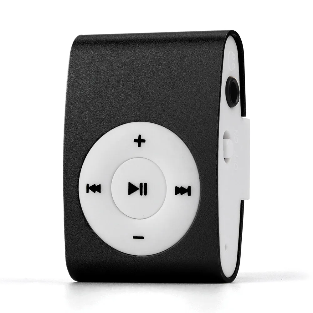 A Мини USB Клип MP3 плеер ЖК-экран Поддержка 32 ГБ Micro SD TF карта металлический материал c0606 - Цвет: A
